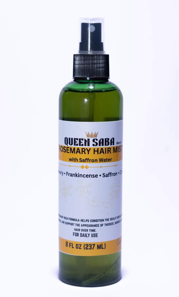 Rosemary Herbal Hair Mist Leave In Scalp & Hair Spray, 8 fl oz 